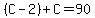 %28C-2%29%2BC=90