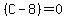 %28C-8%29+=+0