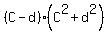 %28C-d%29%28C%5E2%2Bd%5E2%29