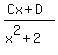 %28Cx%2BD%29%2F%28x%5E2%2B2%29