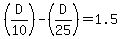 %28D%2F10%29+-+%28D%2F25%29+=+1.5