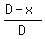 %28D-x%29%2FD