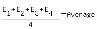 %28E%5B1%5D%2BE%5B2%5D%2BE%5B3%5D%2BE%5B4%5D%29%2F4=+Average