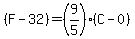 %28F-32%29=%289%2F5%29%28C-0%29