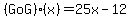 %28G+o+G%29%28x%29=25x-12