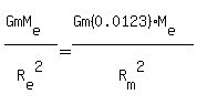 %28GmM%5Be%5D%29%2FR%5Be%5D%5E2=%28Gm%280.0123%29M%5Be%5D%29%2FR%5Bm%5D%5E2