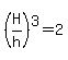 %28H%2Fh%29%5E3=2