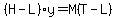 %28H-L%29y=M%28T-L%29