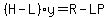 %28H-L%29y=R-LP