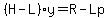 %28H-L%29y=R-Lp