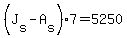 %28J%5Bs%5D-A%5Bs%5D%297=5250