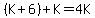 %28K%2B6%29%2BK=4K