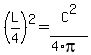 %28L%2F4%29%5E2=C%5E2%2F%284%2Api%29