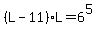 %28L-11%29L=6%5E5