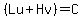 %28Lu%2BHv%29=C