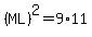 %28ML%29%5E2=9%2A11