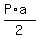 %28P%2Aa%29%2F2
