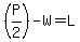 %28P%2F2%29-W=L