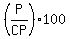 %28P%2FCP%29%2A100