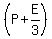 %28P+%2B+E%2F3%29