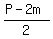 %28P-2m%29%2F2