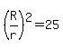 %28R%2Fr%29%5E2=25