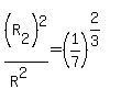 %28R%5B2%5D%29%5E2%2F%28R%5E2%29+=+%281%2F7%29%5E%282%2F3%29