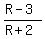 %28R-3%29%2F%28R%2B2%29