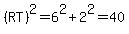 %28RT%29%5E2+=+6%5E2+%2B+2%5E2+=+40