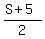 %28S+%2B+5%29%2F2