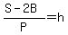 %28S+-+2B%29%2FP+=+h