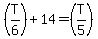 %28T%2F6%29%2B14=+%28T%2F5%29