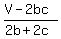 %28V-2bc%29%2F%282b+%2B+2c%29