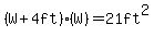 %28W%2B4ft%29%28W%29=21ft%5E2