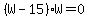 %28W-15%29W=0