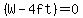 %28W-4ft%29+=+0