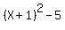 %28X%2B1%29%5E2-5