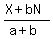 %28X%2BbN%29%2F%28a%2Bb%29