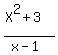 %28X%5E2%2B3%29%2F%28x-1%29