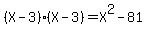%28X-3%29%28X-3%29=X%5E2-81