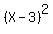 %28X-3%29%5E2
