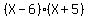 %28X-6%29%28X%2B5%29