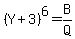 %28Y%2B3%29%5E6=+B%2FQ