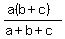 %28a%28b%2Bc%29%29%2F%28a%2Bb%2Bc%29