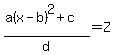 %28a%28x-b%29%5E2%2Bc%29%2Fd=Z