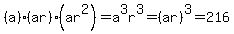 %28a%29%28ar%29%28ar%5E2%29+=+a%5E3r%5E3+=+%28ar%29%5E3+=+216