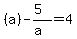 %28a%29-%285%29%2F%28a%29=4