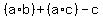 %28a%2Ab%29%2B%28a%2Ac%29-c