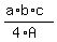 %28a%2Ab%2Ac%29%2F%284%2AA%29