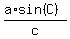 %28a%2Asin%28C%29%29%2Fc